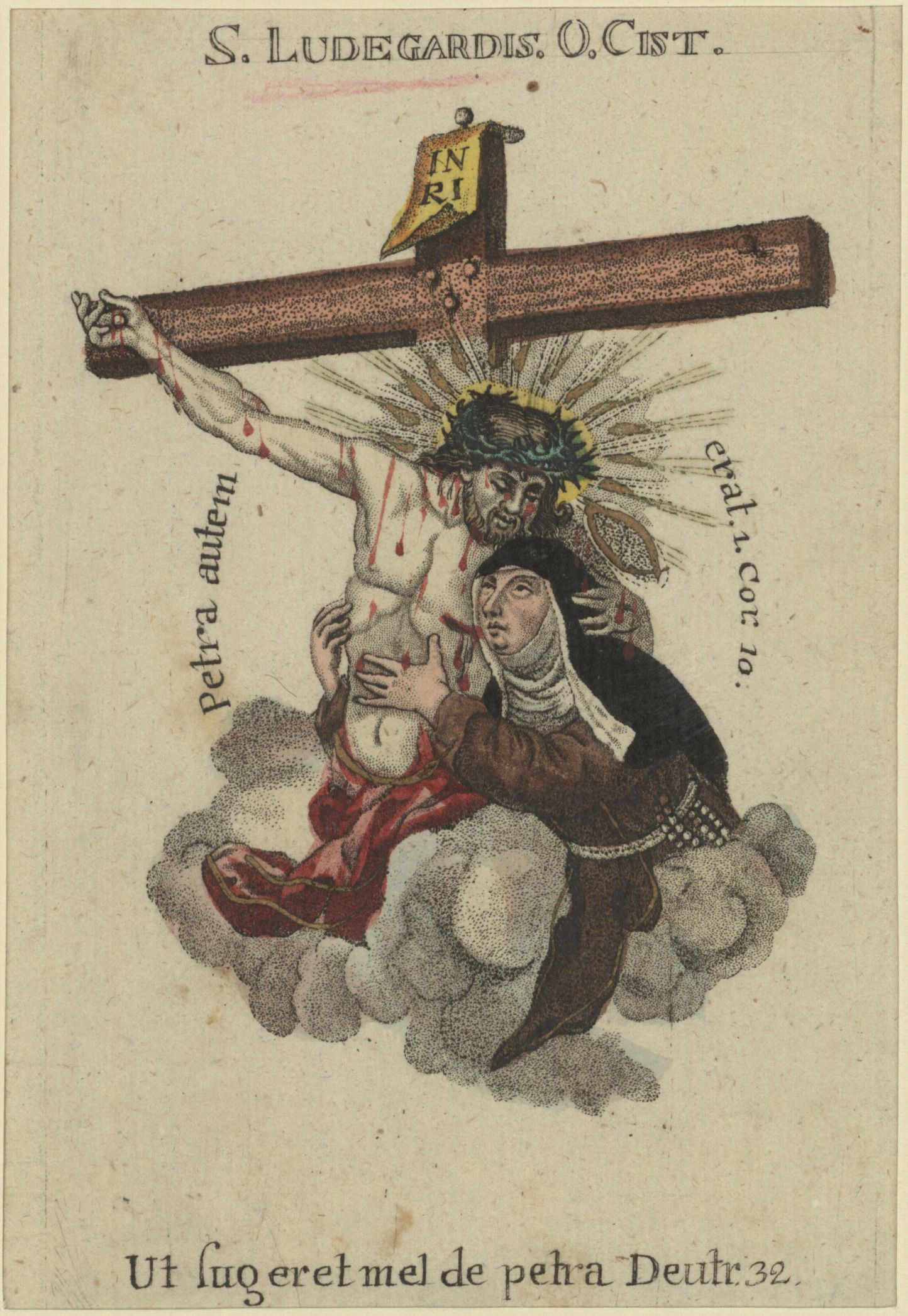 Náhledový obrázek Sv. Luitgarda  -  S. Ludegardis O. Cist. - 1