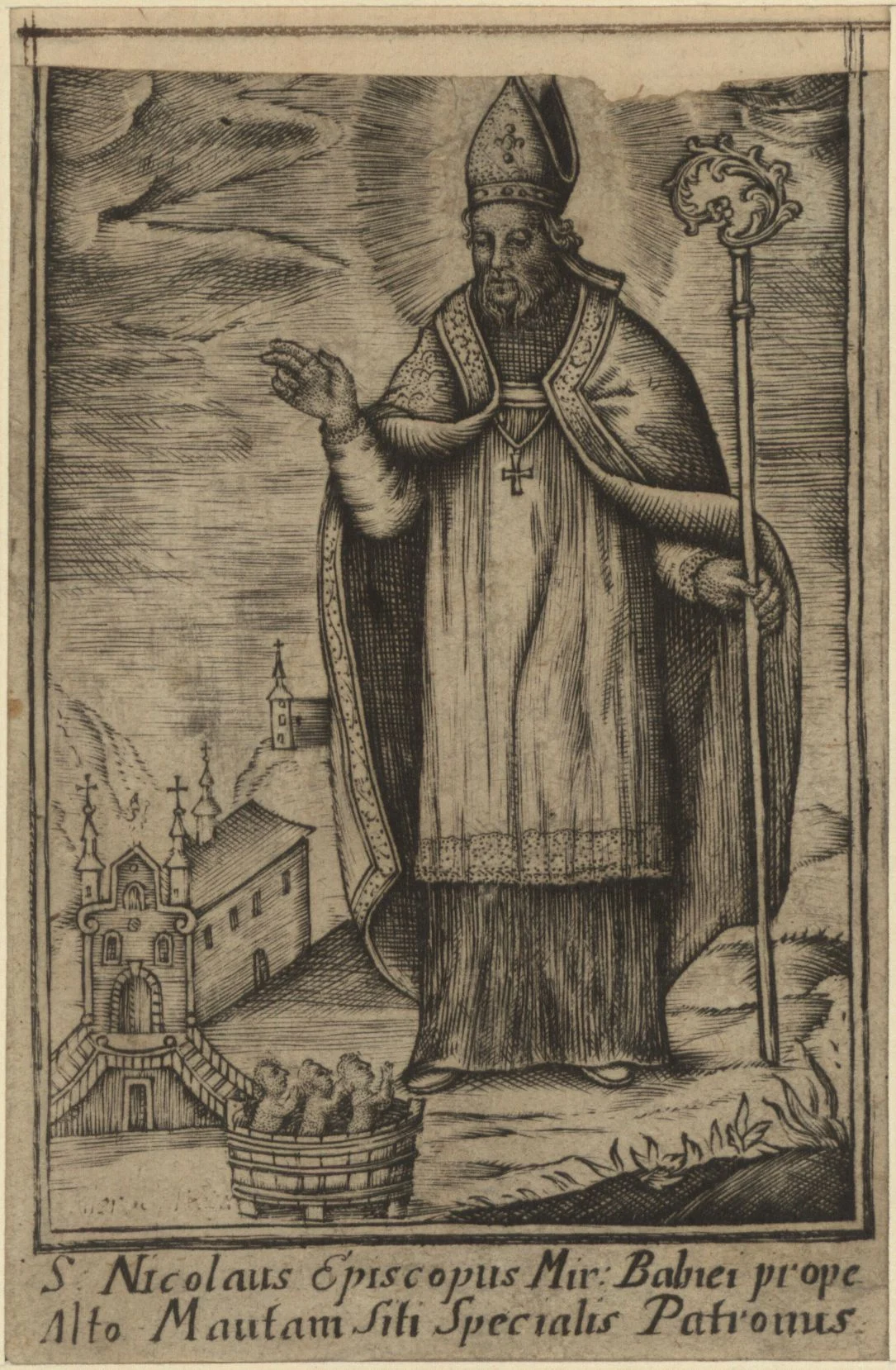 Obrázek Sv. Mikuláš biskup  -  S. Nicolaus Episcopus