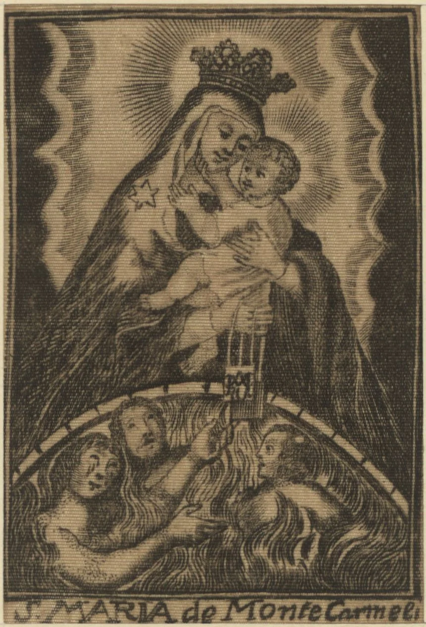 Obrázek Panna Maria Karmelská - S. Maria de Monte Carmeli