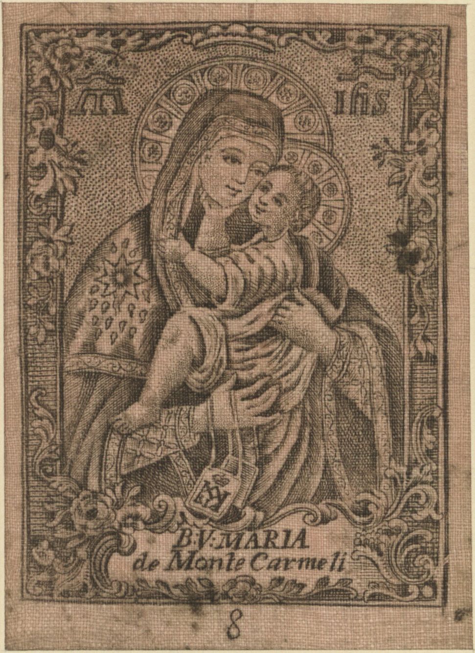 Náhledový obrázek Panna Maria Karmelská - B.V.Maria de Monte Carmeli - 1
