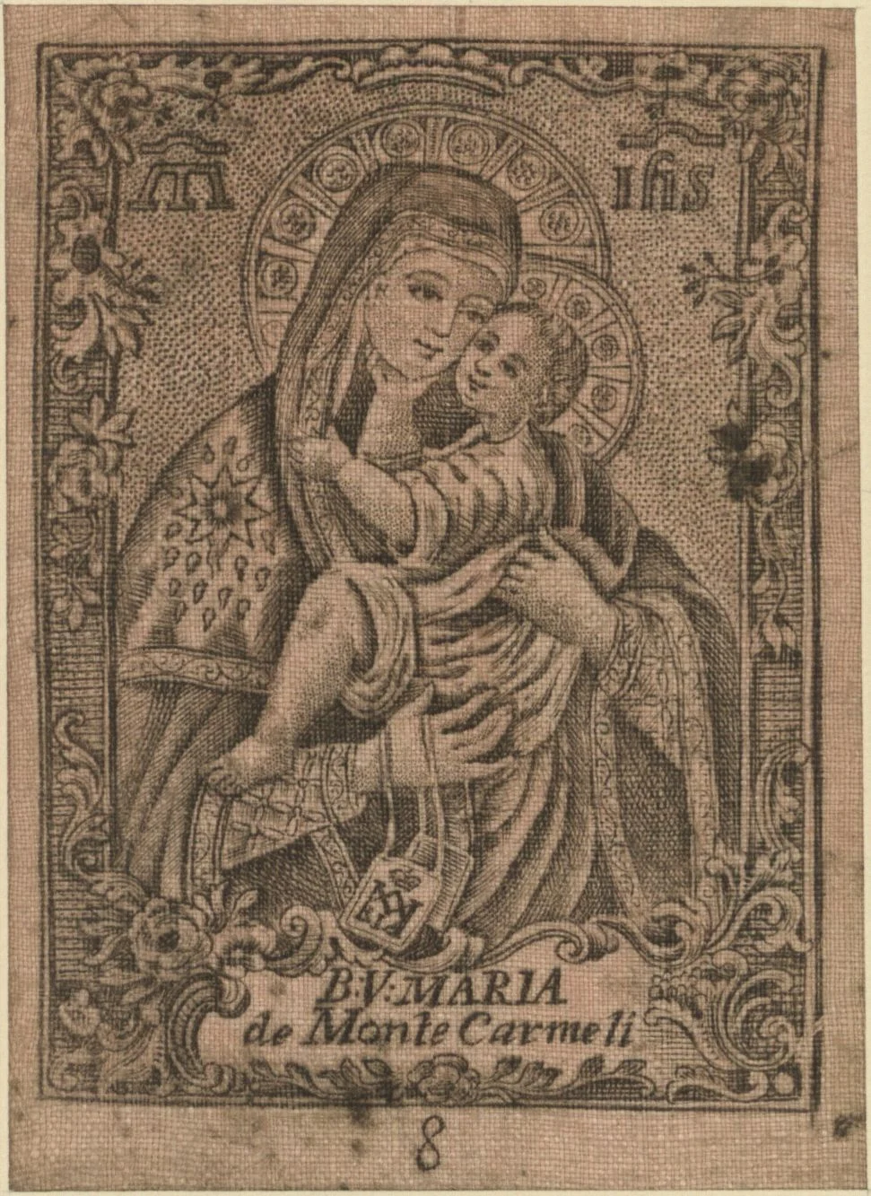 Obrázek Panna Maria Karmelská - B.V.Maria de Monte Carmeli