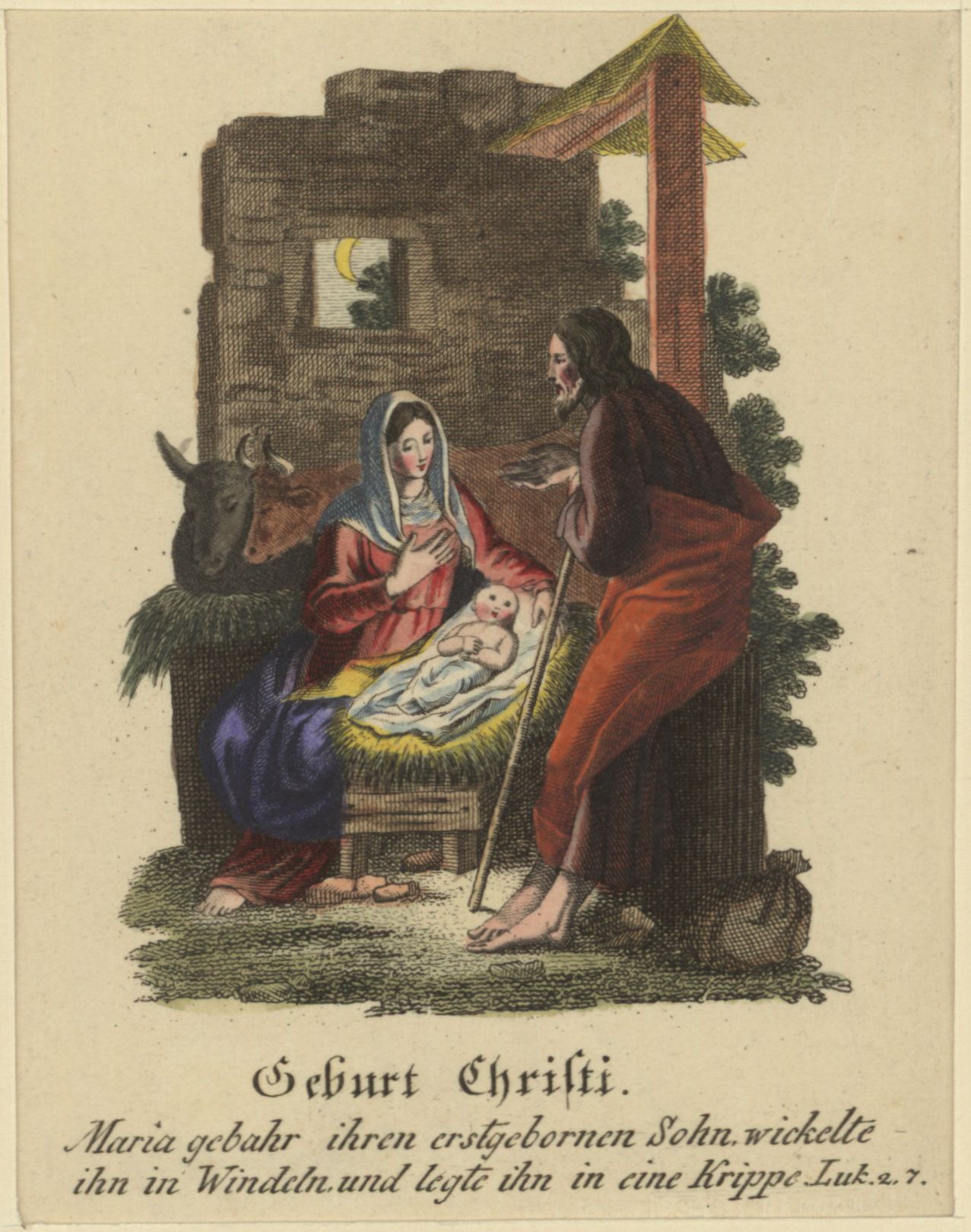 Náhledový obrázek Panna Maria - narození Páně  - Geburt Christi - 1