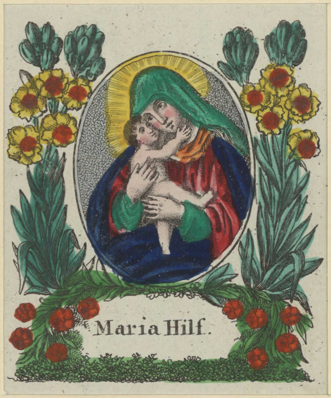 Náhledový obrázek Panna Maria Pomocná - Maria Hilf - 1