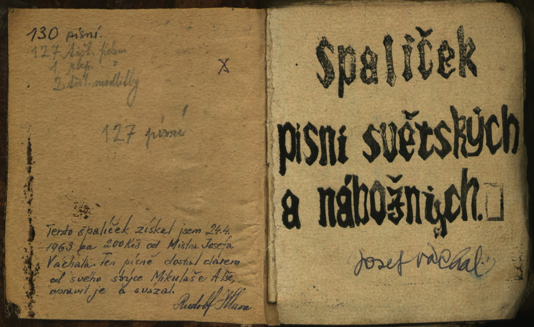Náhledový obrázek Špalíček Josefa Váchala - 3