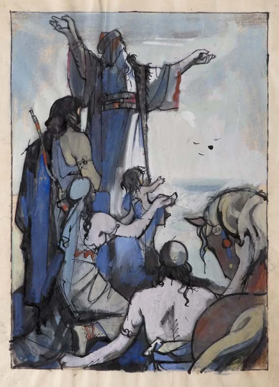 Náhledový obrázek předmětu Studie k ilustraci - Ze starých letopisů