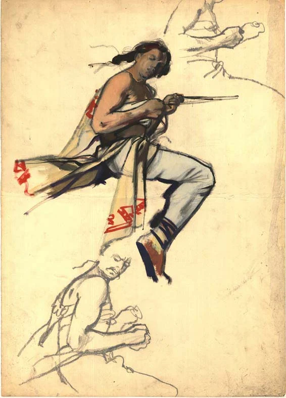 Náhledový obrázek předmětu Studie k ilustraci - Ze starých letopisů