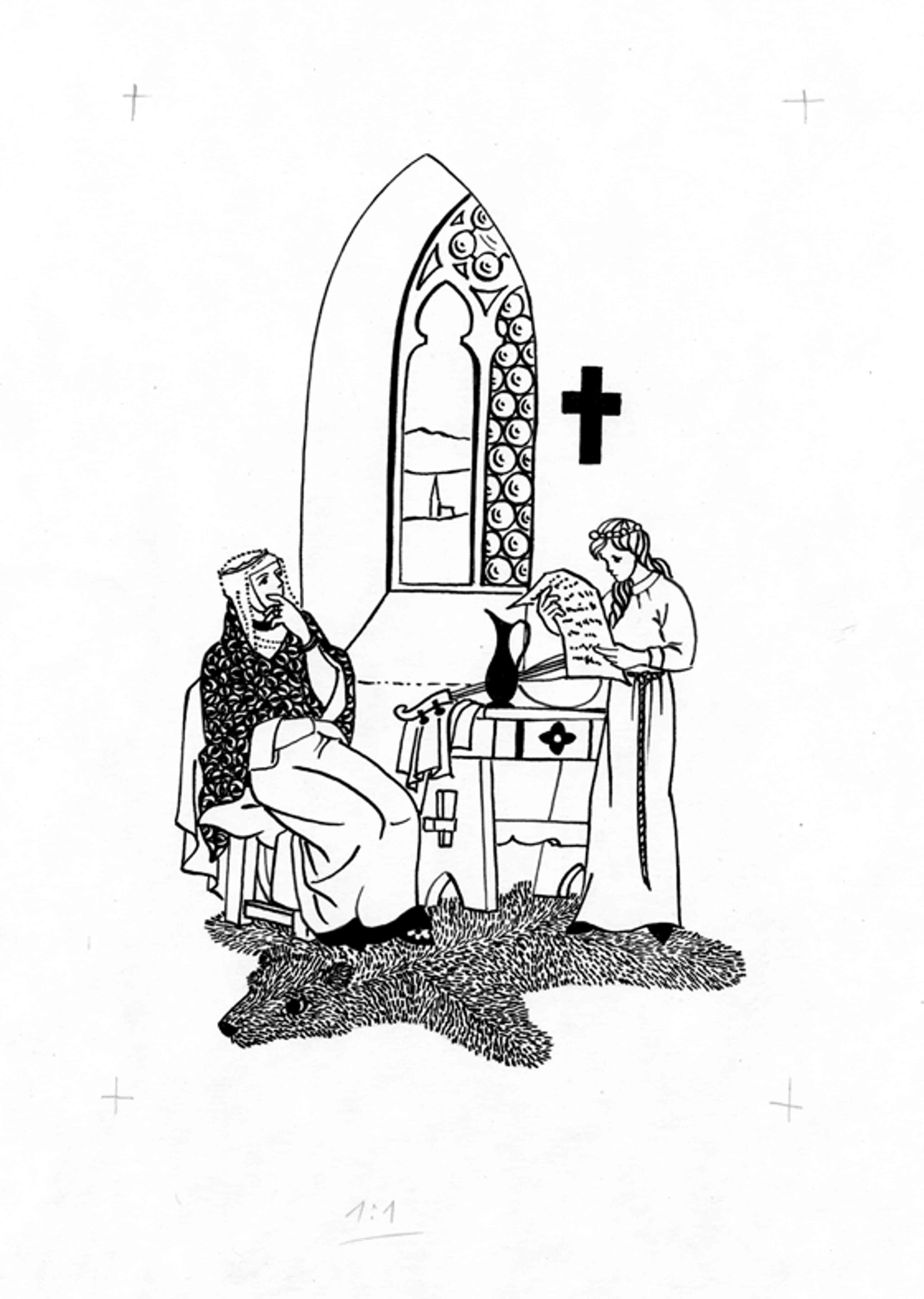 Náhledový obrázek Ilustrace - Paní z Lemberka - 1