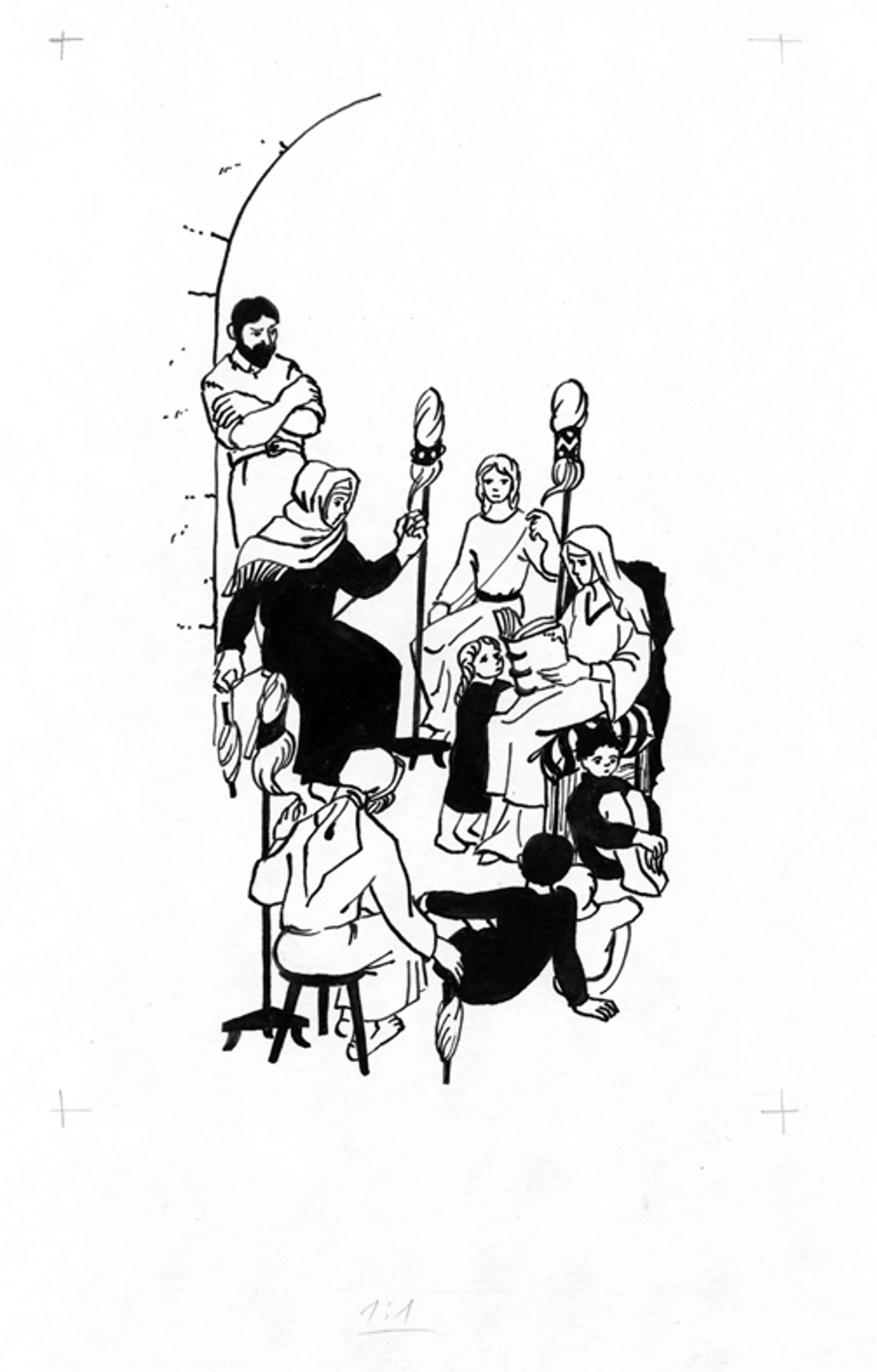 Náhledový obrázek Ilustrace - Paní z Lemberka - 1