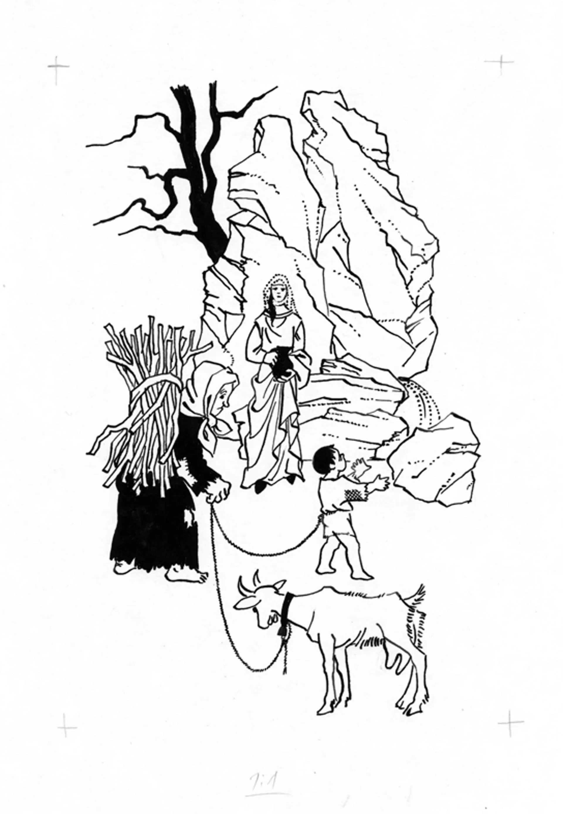 Náhledový obrázek předmětu Ilustrace - Paní z Lemberka