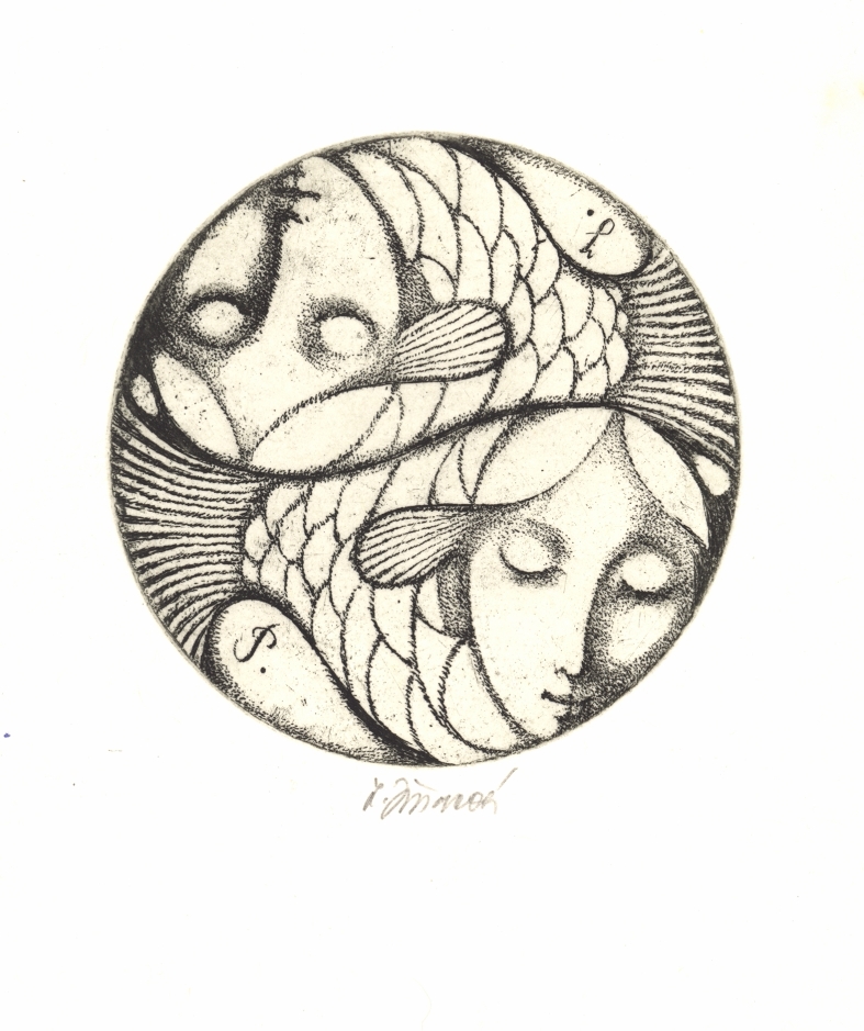 Náhledový obrázek Exlibris Josef Pavlík - 1