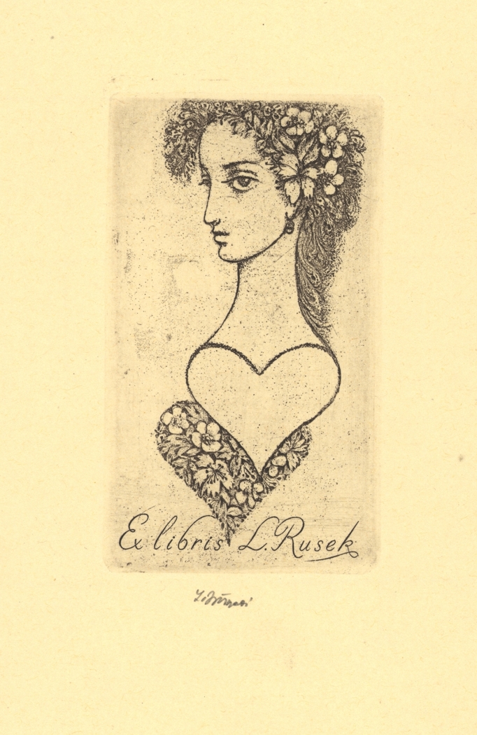 Náhledový obrázek Exlibris Ladislav Rusek - 1