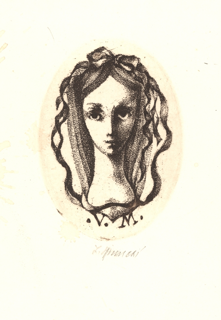 Náhledový obrázek Exlibris V. Mikule - 1