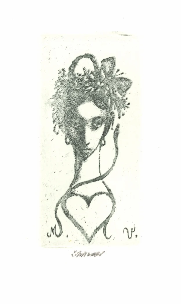 Náhledový obrázek předmětu Exlibris M. Vaníčková