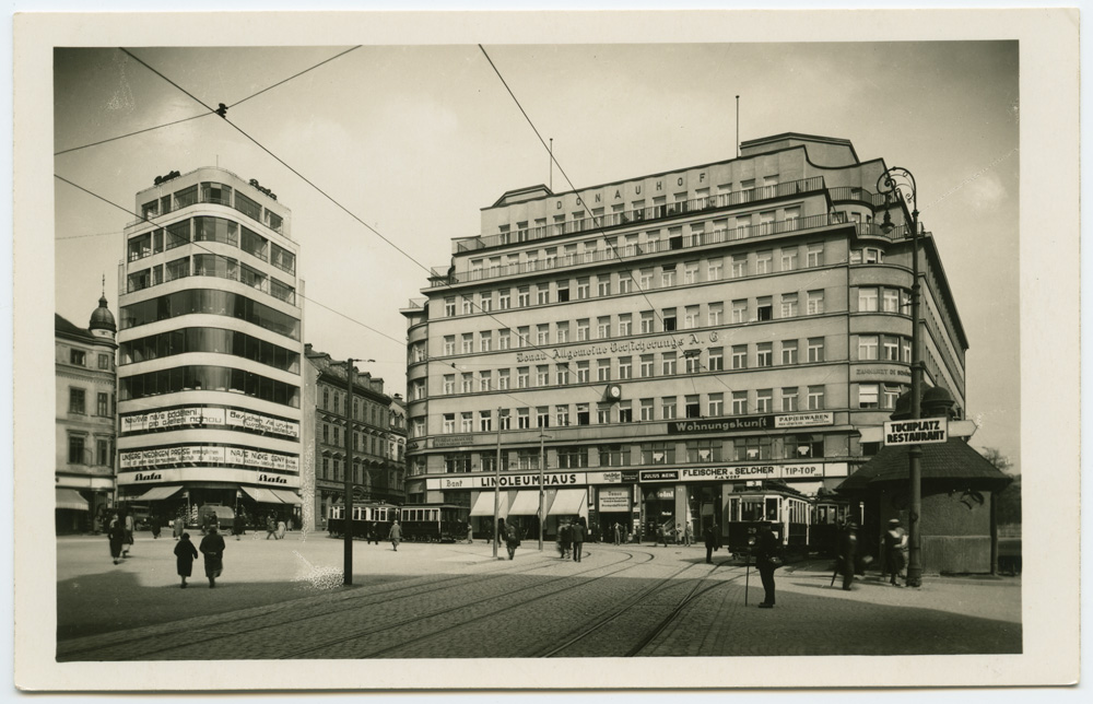 Náhledový obrázek Liberec - Soukenné náměstí 1918-1945 ´Reichenberg - Tuchplatz´ - 1