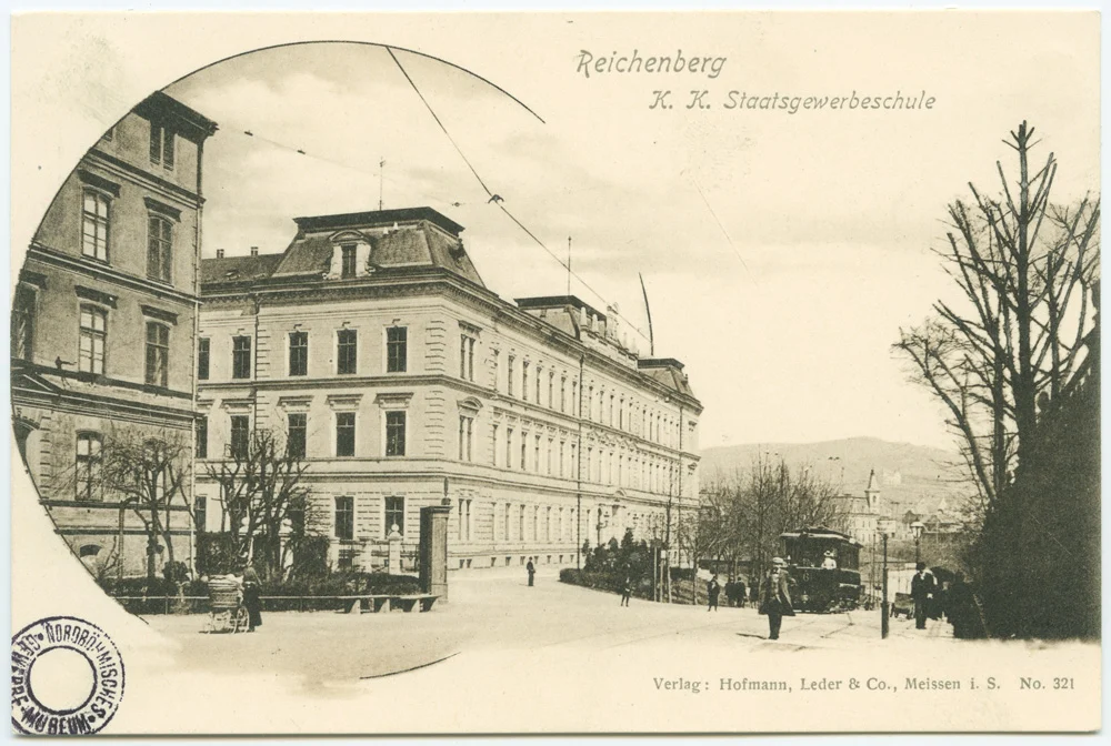 Obrázek Státní průmyslové škola - ´Reichenberg // K. K. Staatsgewerbeschule´