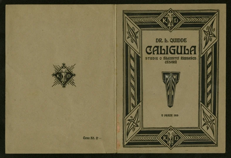 Náhledový obrázek předmětu Obálka - Caligula