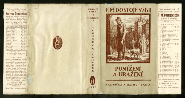 Náhledový obrázek předmětu Přebal - Ponížení a uražení