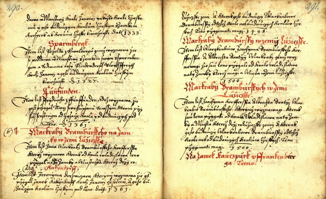 Náhledový obrázek Zřízení privilegií koruny a království českého jinak Registrum na deset truhlic z r. 1501 - 10