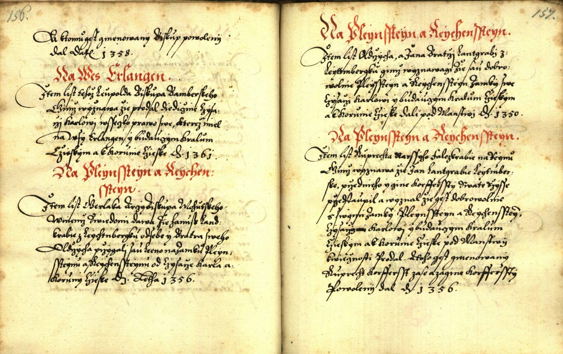 Náhledový obrázek Zřízení privilegií koruny a království českého jinak Registrum na deset truhlic z r. 1501 - 56