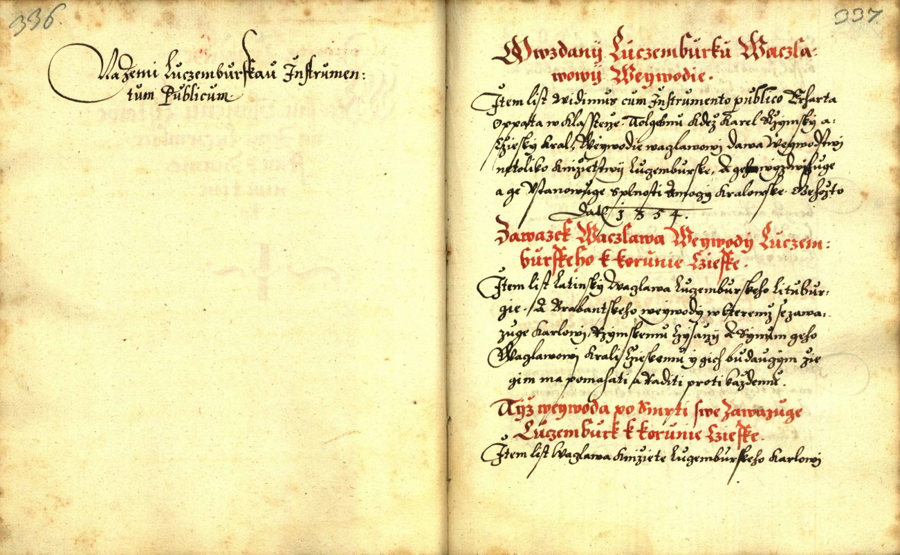 Náhledový obrázek Zřízení privilegií koruny a království českého jinak Registrum na deset truhlic z r. 1501 - 98