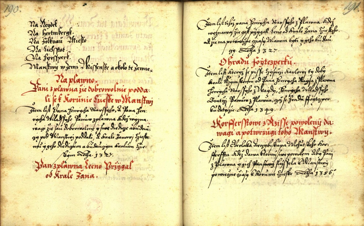Náhledový obrázek Zřízení privilegií koruny a království českého jinak Registrum na deset truhlic z r. 1501 - 74