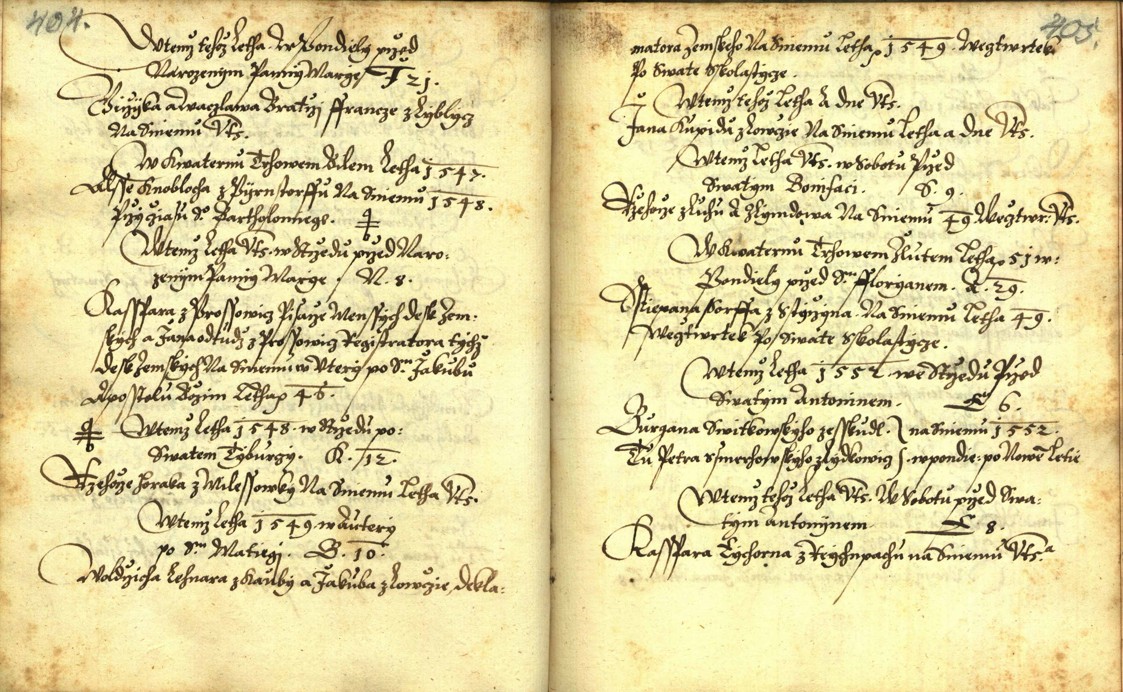 Náhledový obrázek Zřízení privilegií koruny a království českého jinak Registrum na deset truhlic z r. 1501 - 249