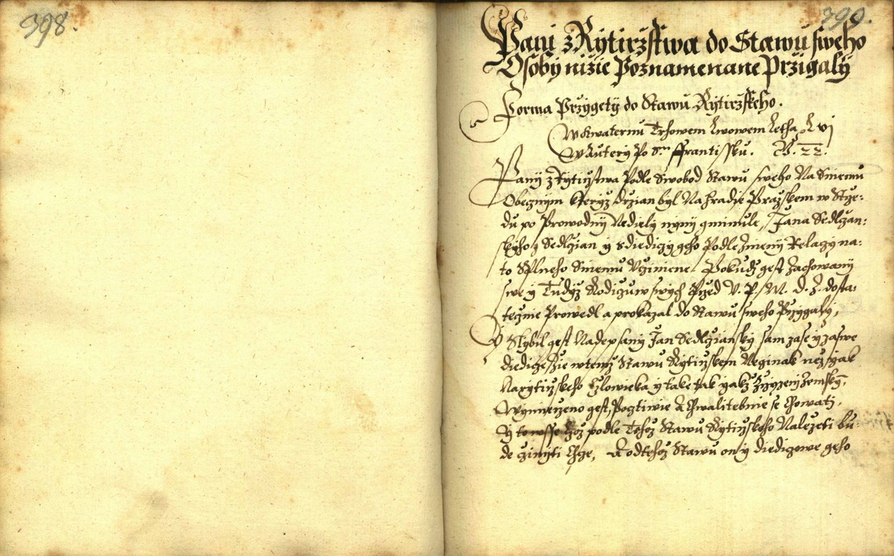 Náhledový obrázek Zřízení privilegií koruny a království českého jinak Registrum na deset truhlic z r. 1501 - 246