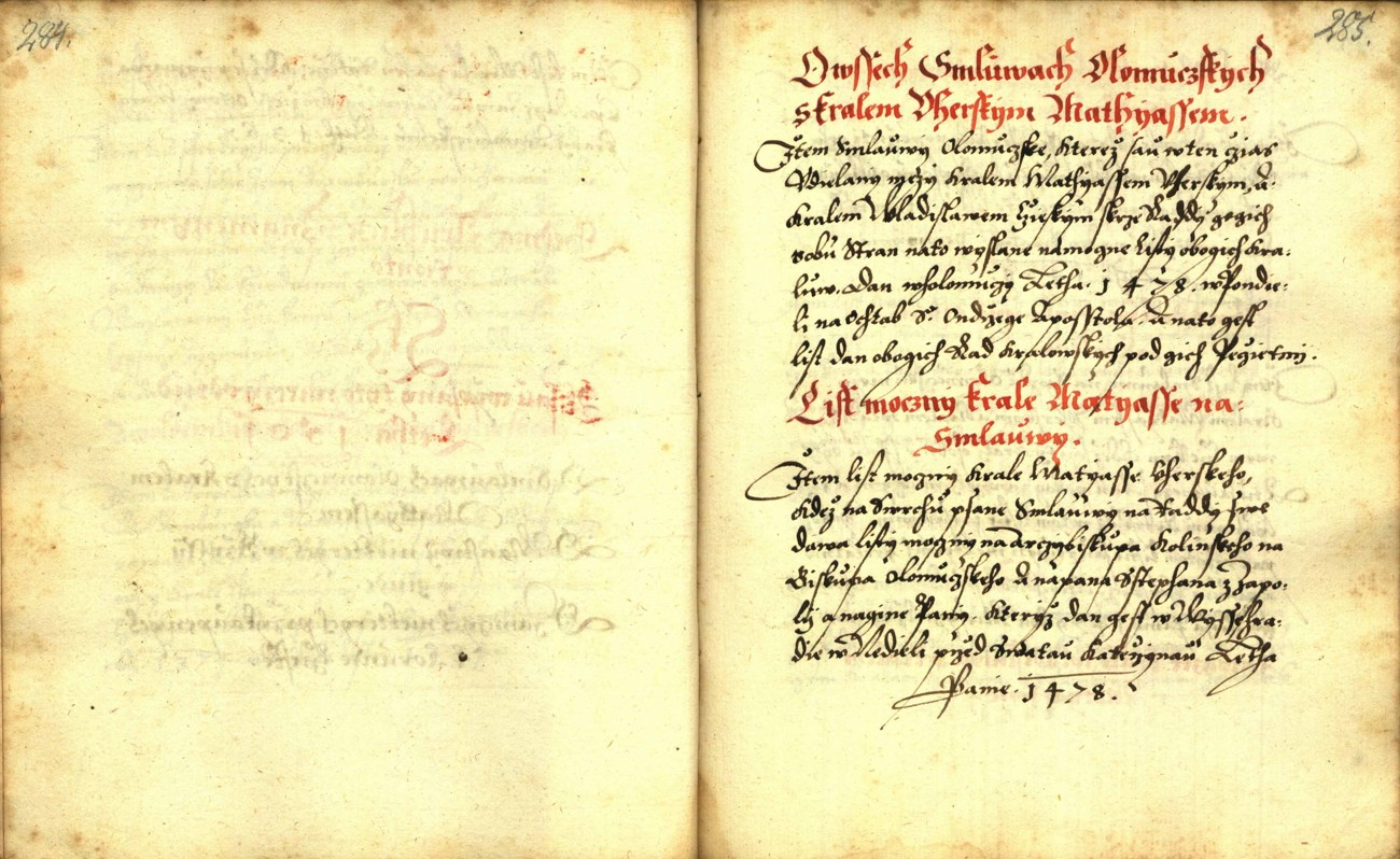 Náhledový obrázek Zřízení privilegií koruny a království českého jinak Registrum na deset truhlic z r. 1501 - 7