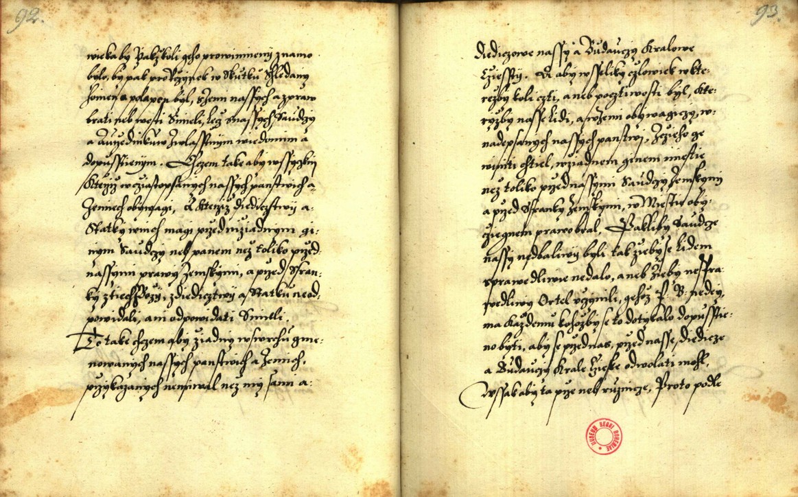 Náhledový obrázek Zřízení privilegií koruny a království českého jinak Registrum na deset truhlic z r. 1501 - 138