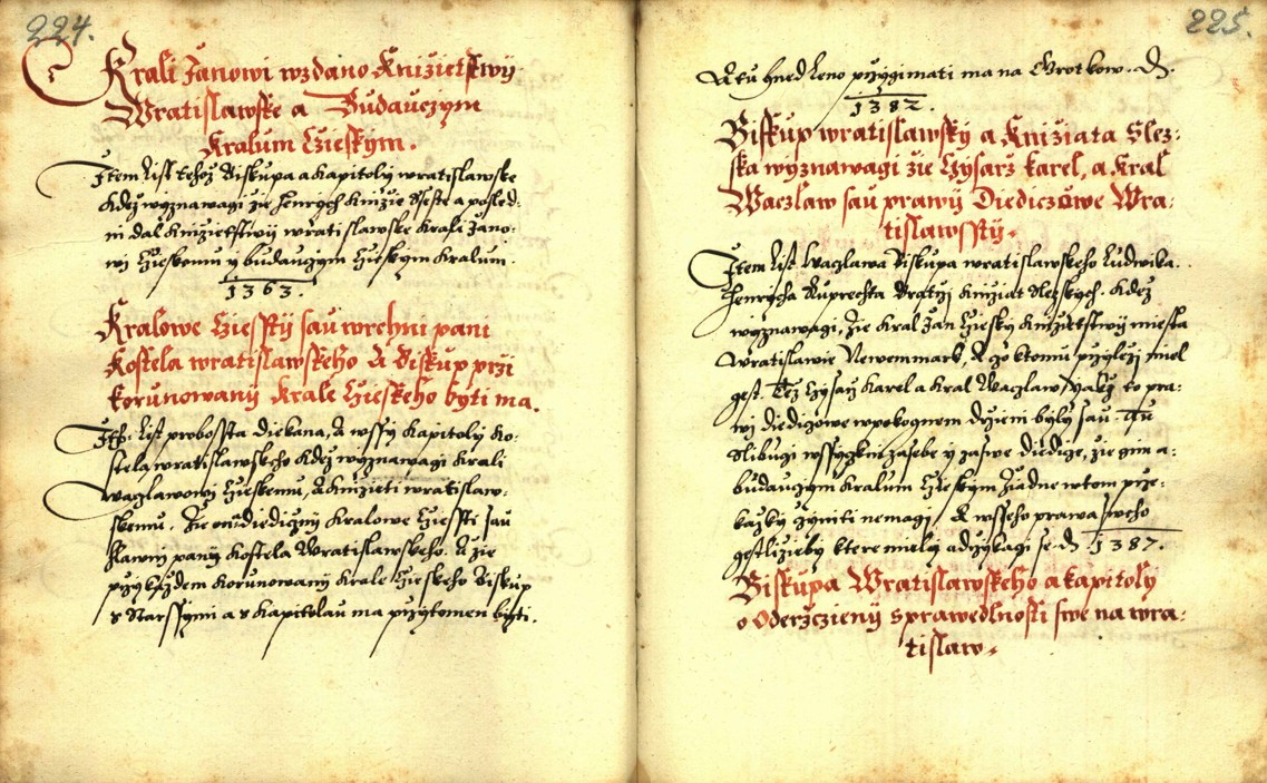 Náhledový obrázek Zřízení privilegií koruny a království českého jinak Registrum na deset truhlic z r. 1501 - 90