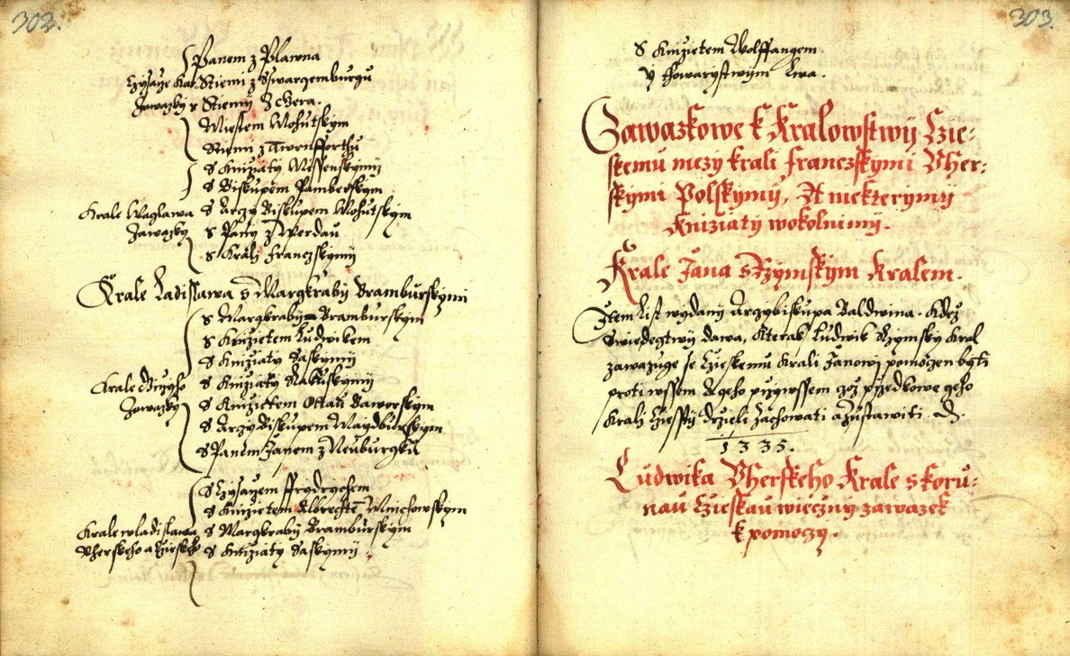 Náhledový obrázek Zřízení privilegií koruny a království českého jinak Registrum na deset truhlic z r. 1501 - 23