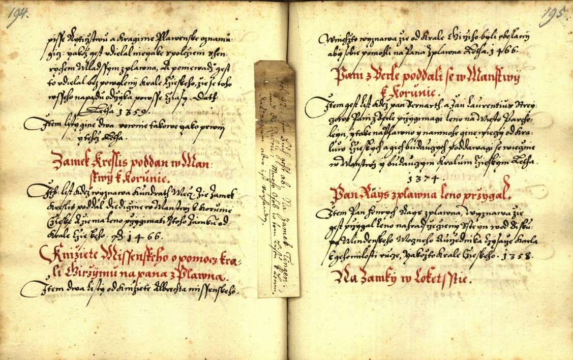Náhledový obrázek Zřízení privilegií koruny a království českého jinak Registrum na deset truhlic z r. 1501 - 76