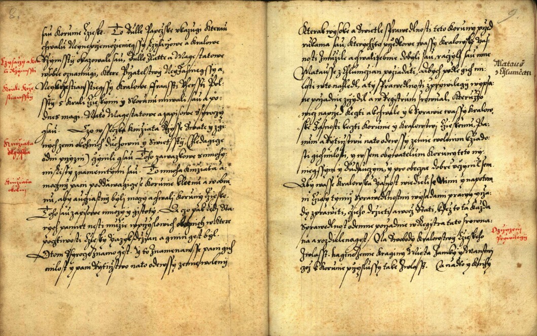 Náhledový obrázek Zřízení privilegií koruny a království českého jinak Registrum na deset truhlic z r. 1501 - 197