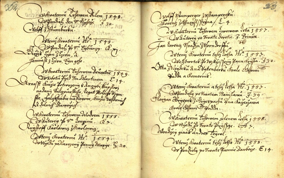 Náhledový obrázek Zřízení privilegií koruny a království českého jinak Registrum na deset truhlic z r. 1501 - 253