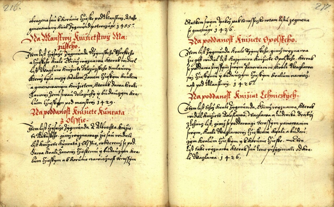 Náhledový obrázek Zřízení privilegií koruny a království českého jinak Registrum na deset truhlic z r. 1501 - 86