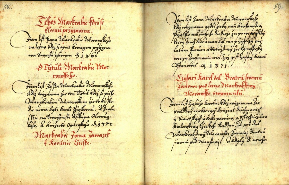 Náhledový obrázek Zřízení privilegií koruny a království českého jinak Registrum na deset truhlic z r. 1501 - 123