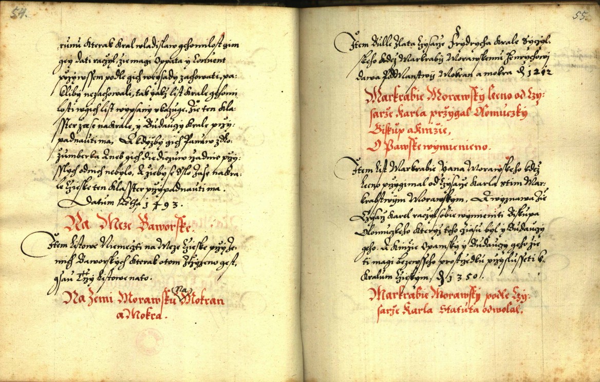 Náhledový obrázek Zřízení privilegií koruny a království českého jinak Registrum na deset truhlic z r. 1501 - 120