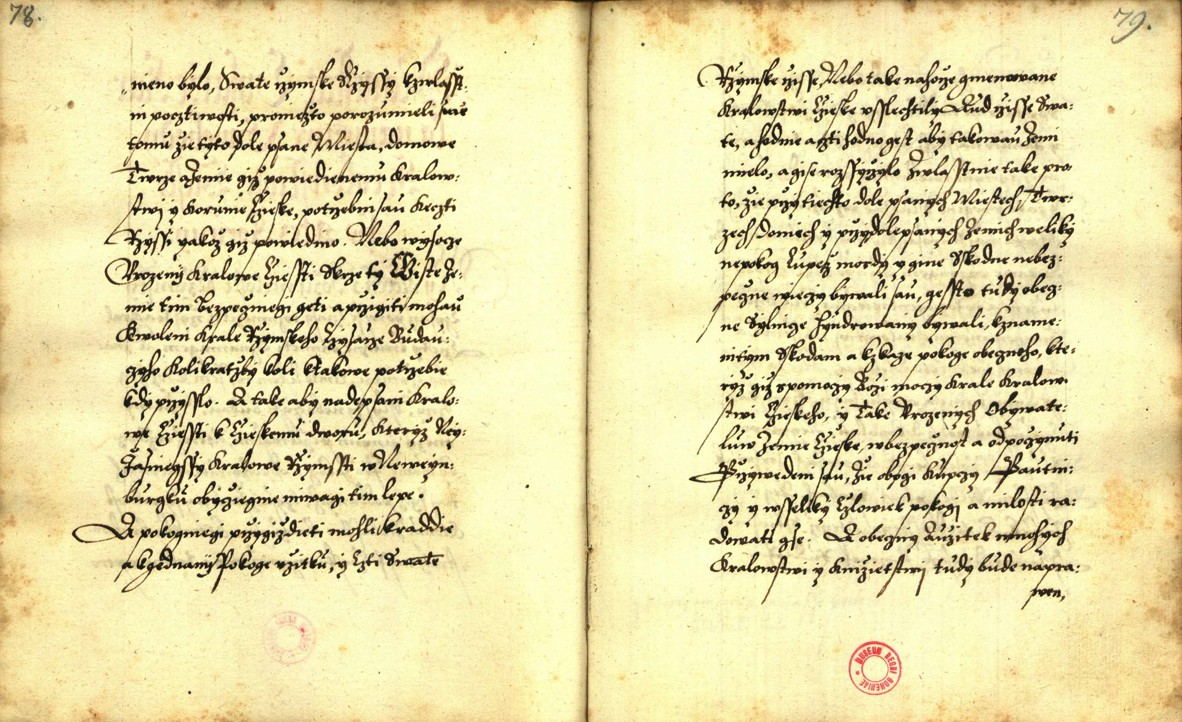 Náhledový obrázek Zřízení privilegií koruny a království českého jinak Registrum na deset truhlic z r. 1501 - 134