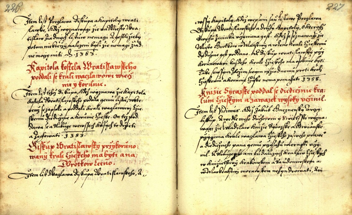 Náhledový obrázek Zřízení privilegií koruny a království českého jinak Registrum na deset truhlic z r. 1501 - 91
