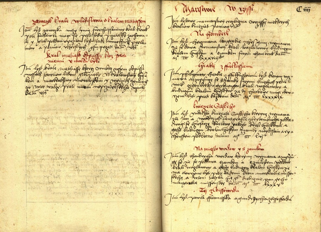 Náhledový obrázek Registrum desíti truhlic s privilegii zemskými - 36