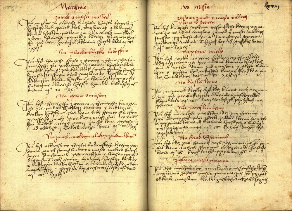 Náhledový obrázek Registrum desíti truhlic s privilegii zemskými - 122
