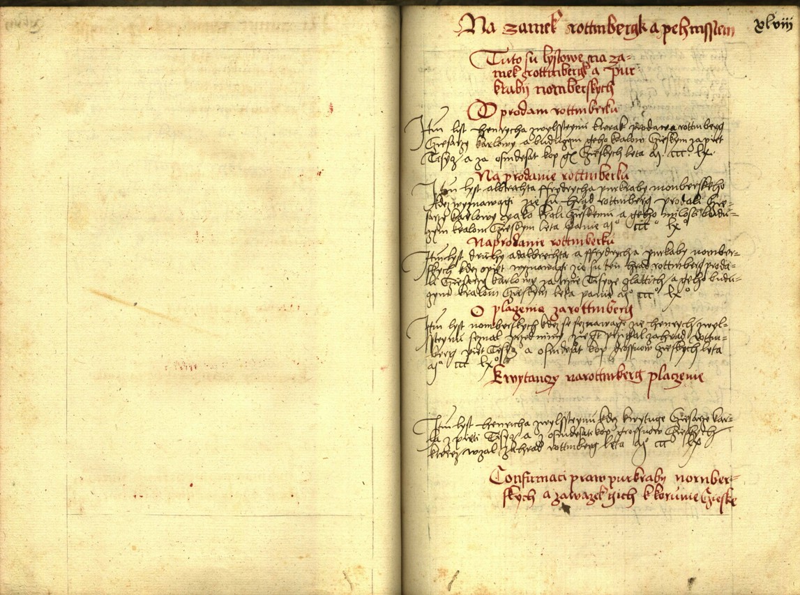 Náhledový obrázek Registrum desíti truhlic s privilegii zemskými - 119