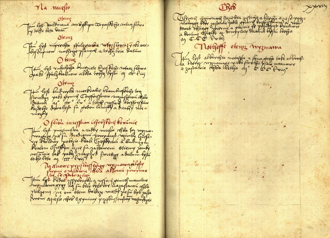 Náhledový obrázek Registrum desíti truhlic s privilegii zemskými - 99
