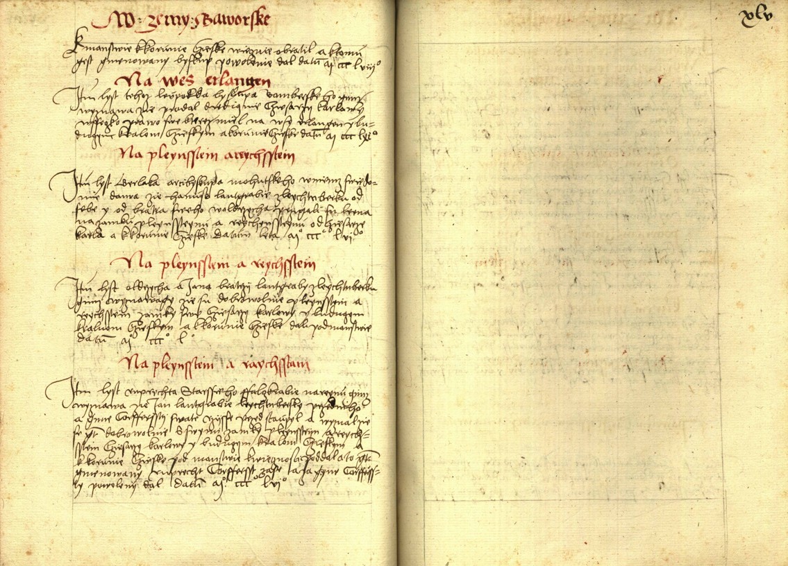 Náhledový obrázek Registrum desíti truhlic s privilegii zemskými - 116