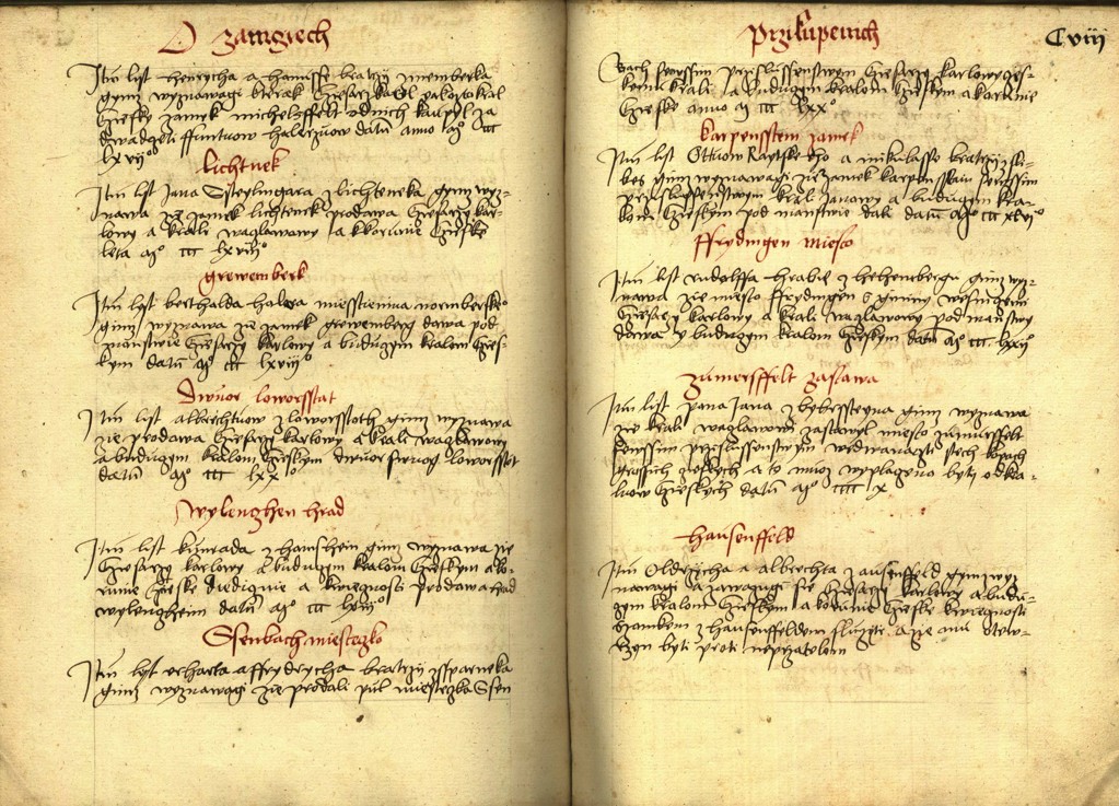 Náhledový obrázek Registrum desíti truhlic s privilegii zemskými - 39