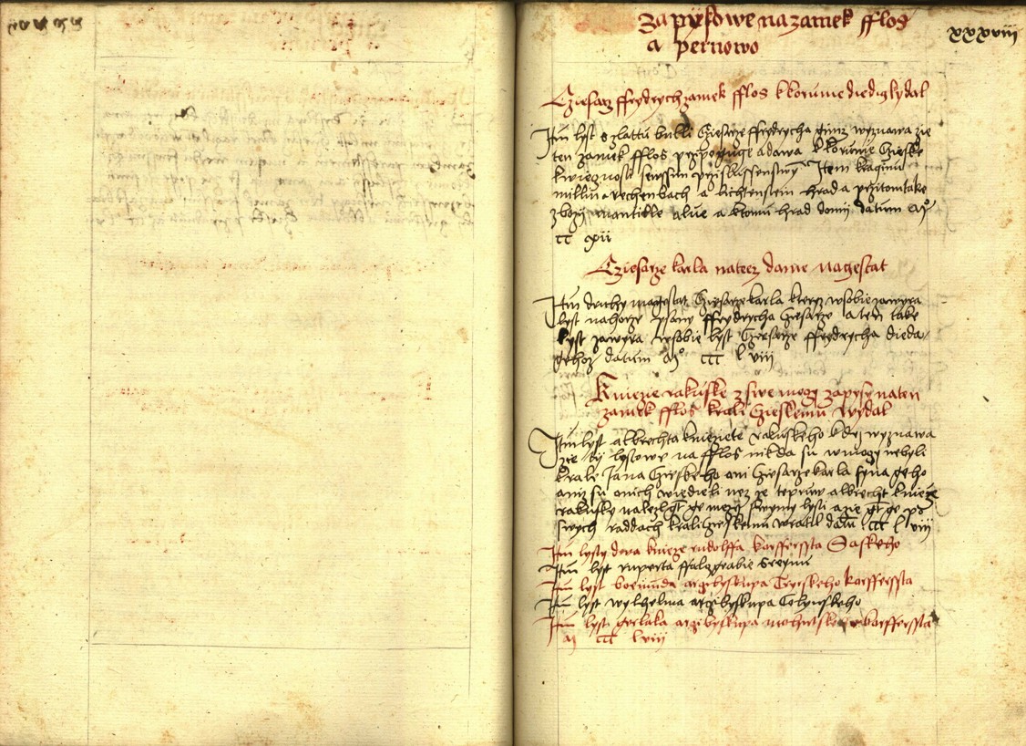 Náhledový obrázek Registrum desíti truhlic s privilegii zemskými - 109
