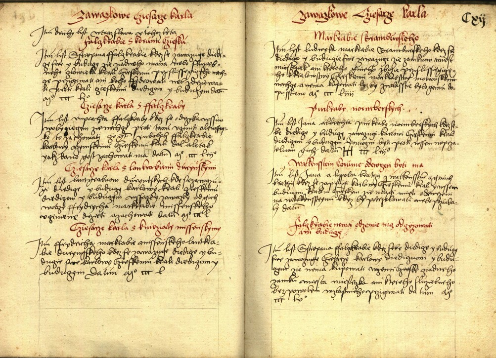 Náhledový obrázek Registrum desíti truhlic s privilegii zemskými - 44