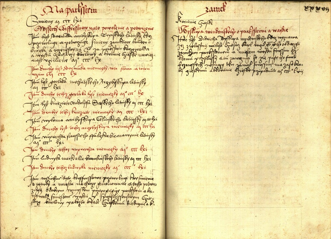 Náhledový obrázek Registrum desíti truhlic s privilegii zemskými - 108