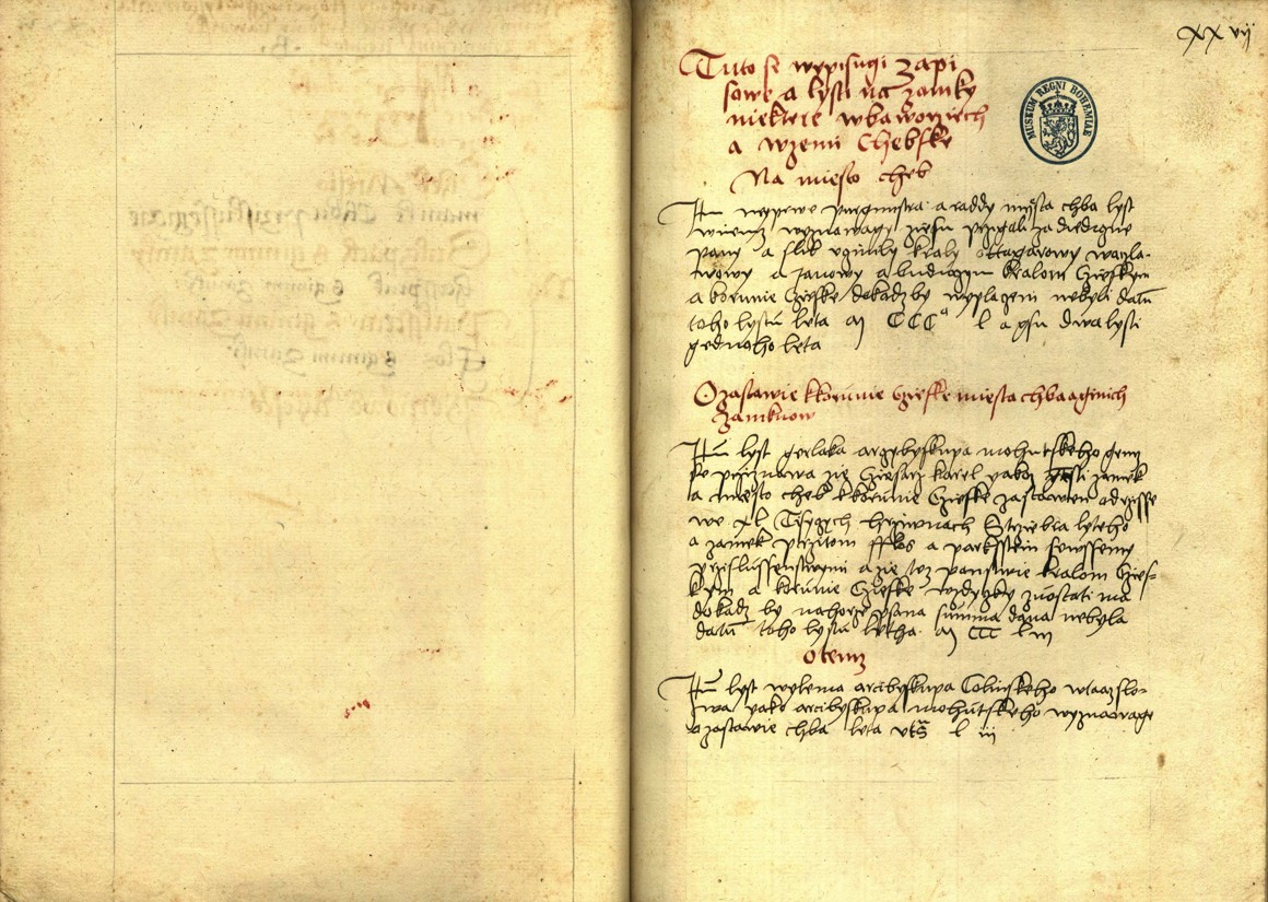 Náhledový obrázek Registrum desíti truhlic s privilegii zemskými - 98