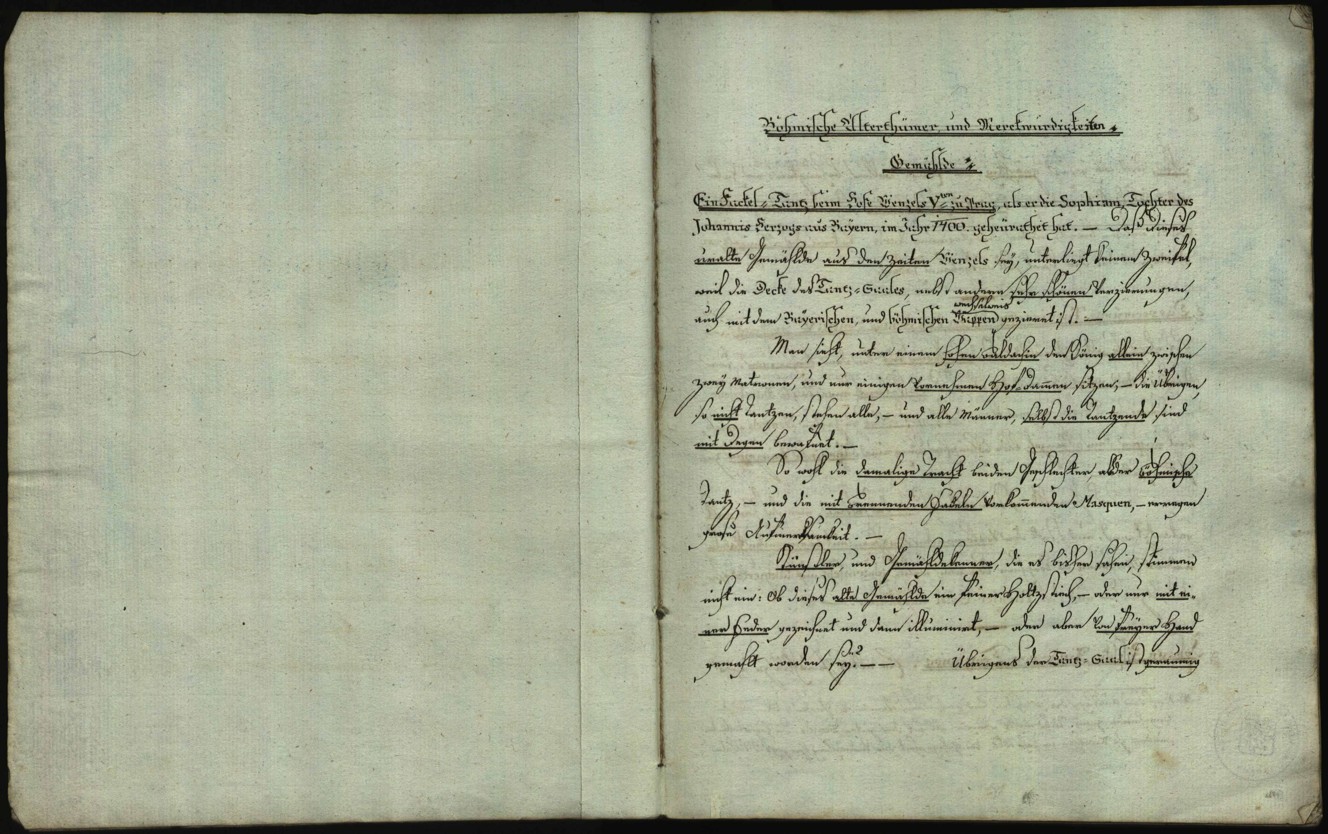 Náhledový obrázek Böhmische Alterthümer und Merckwürdigkeiten - 27